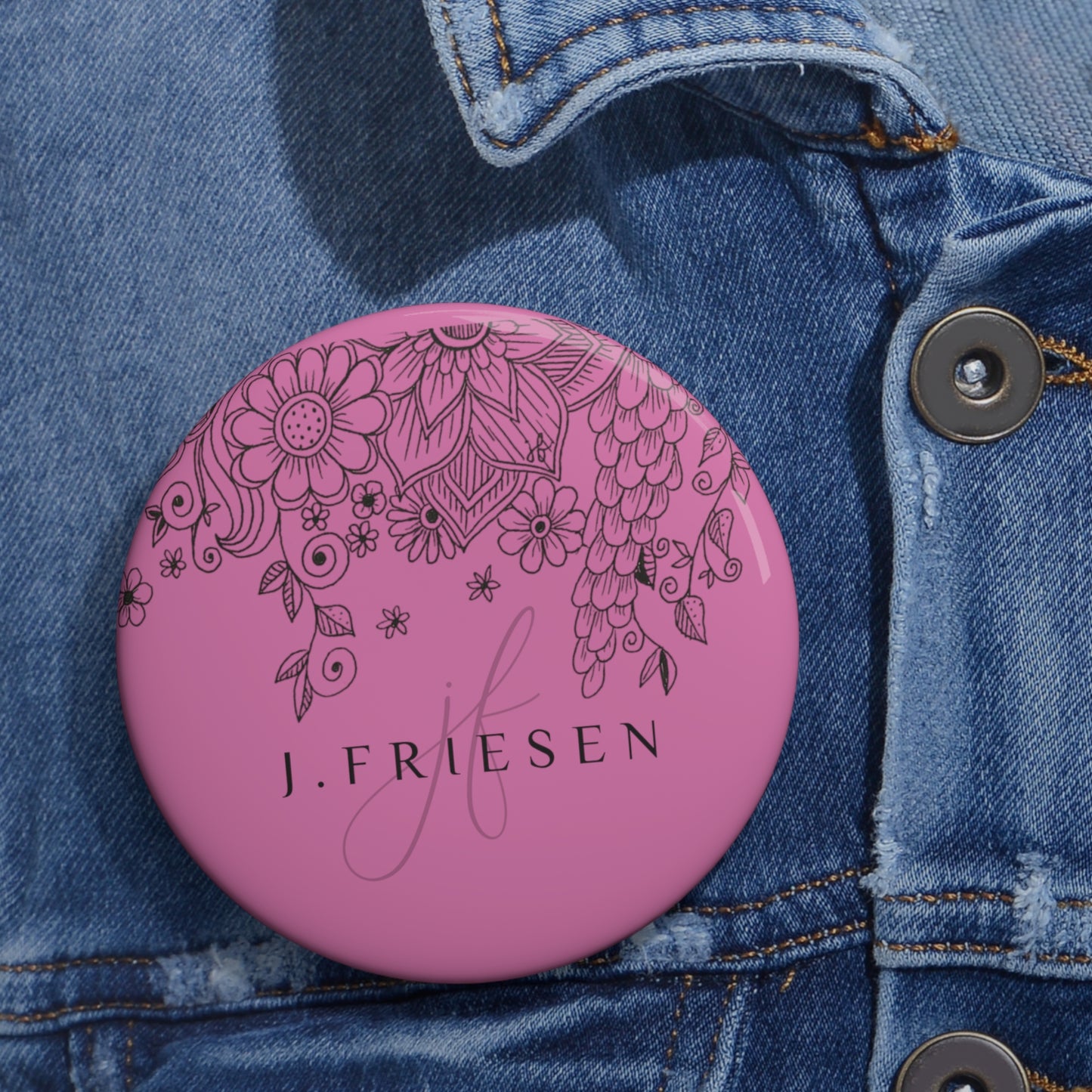 Pin Buttons (Pink JF)