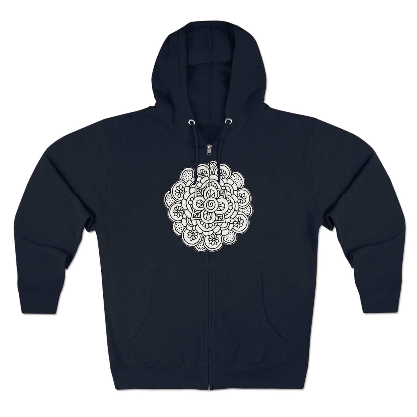 Mandala Zip Hoodie