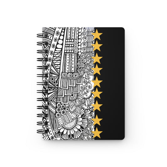 Spiral Bound Journal (Stars)