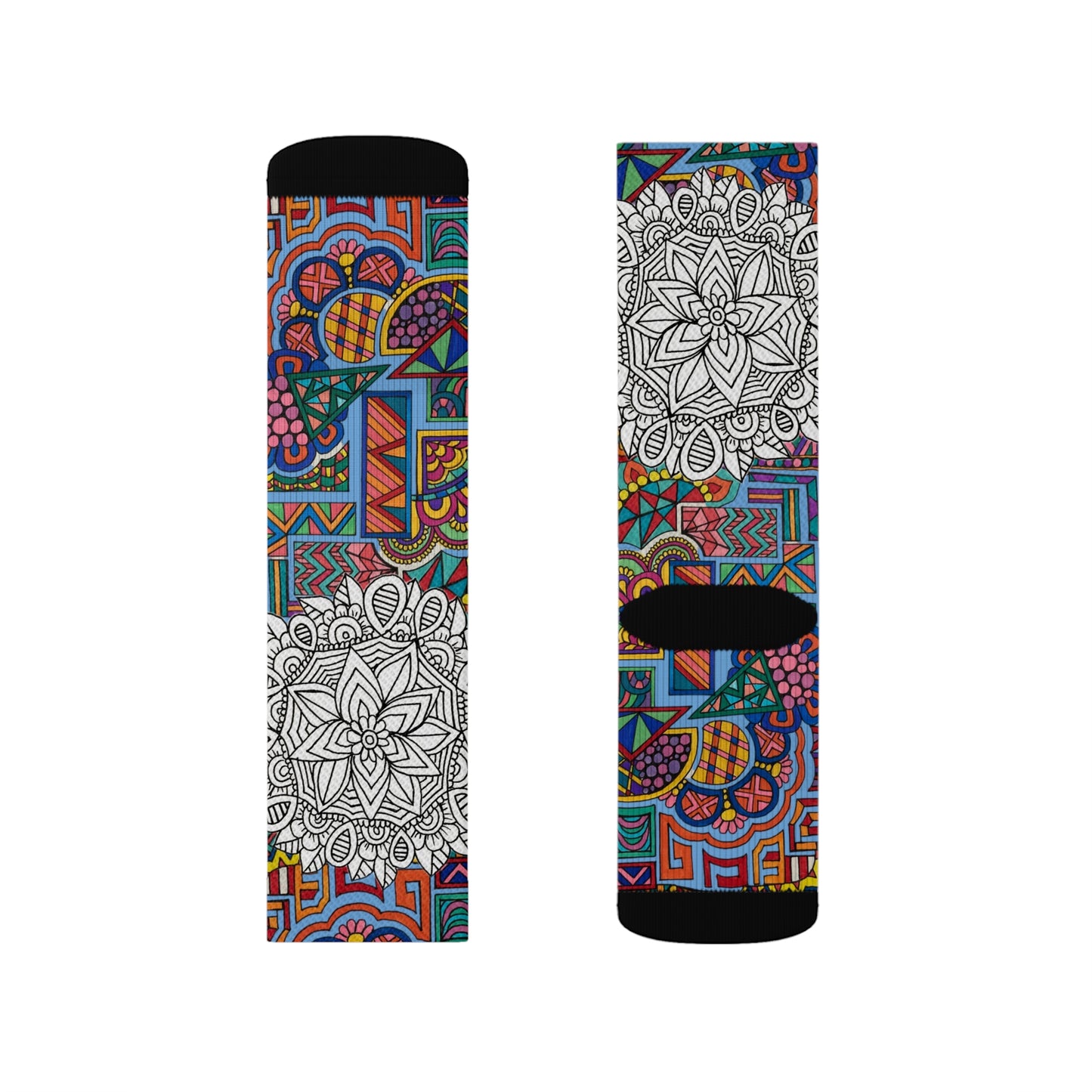 Socks (Mandala/B&W)