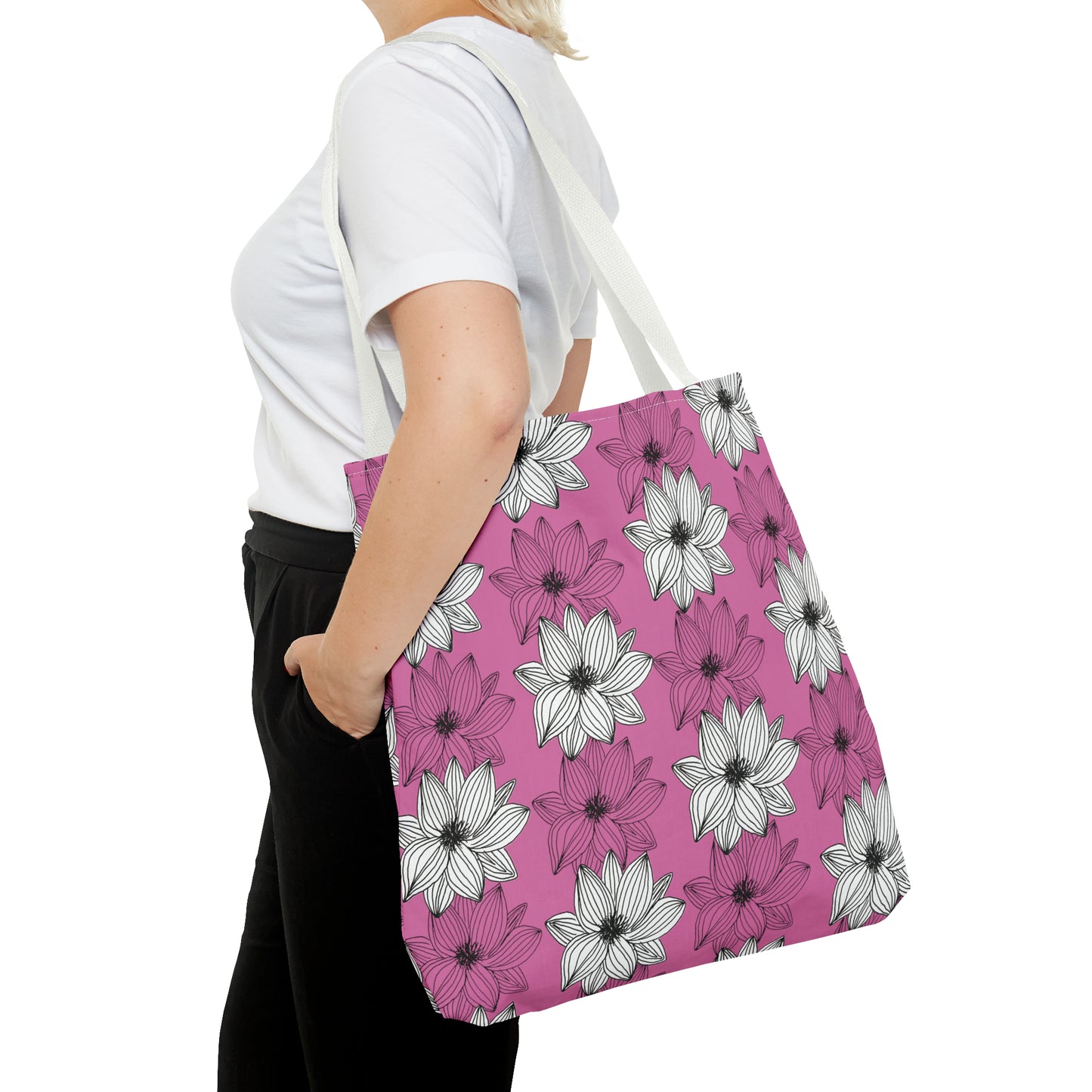 Tote Bag (Pink Flower)