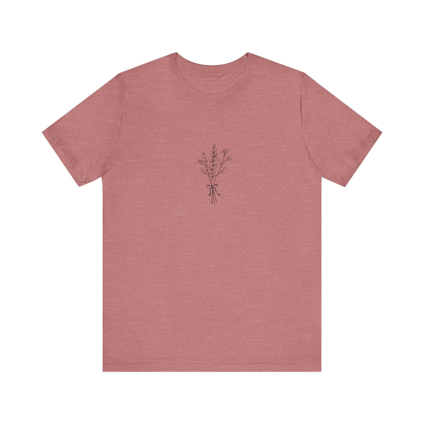 Jersey Short Sleeve Tee (Delicate Flower)