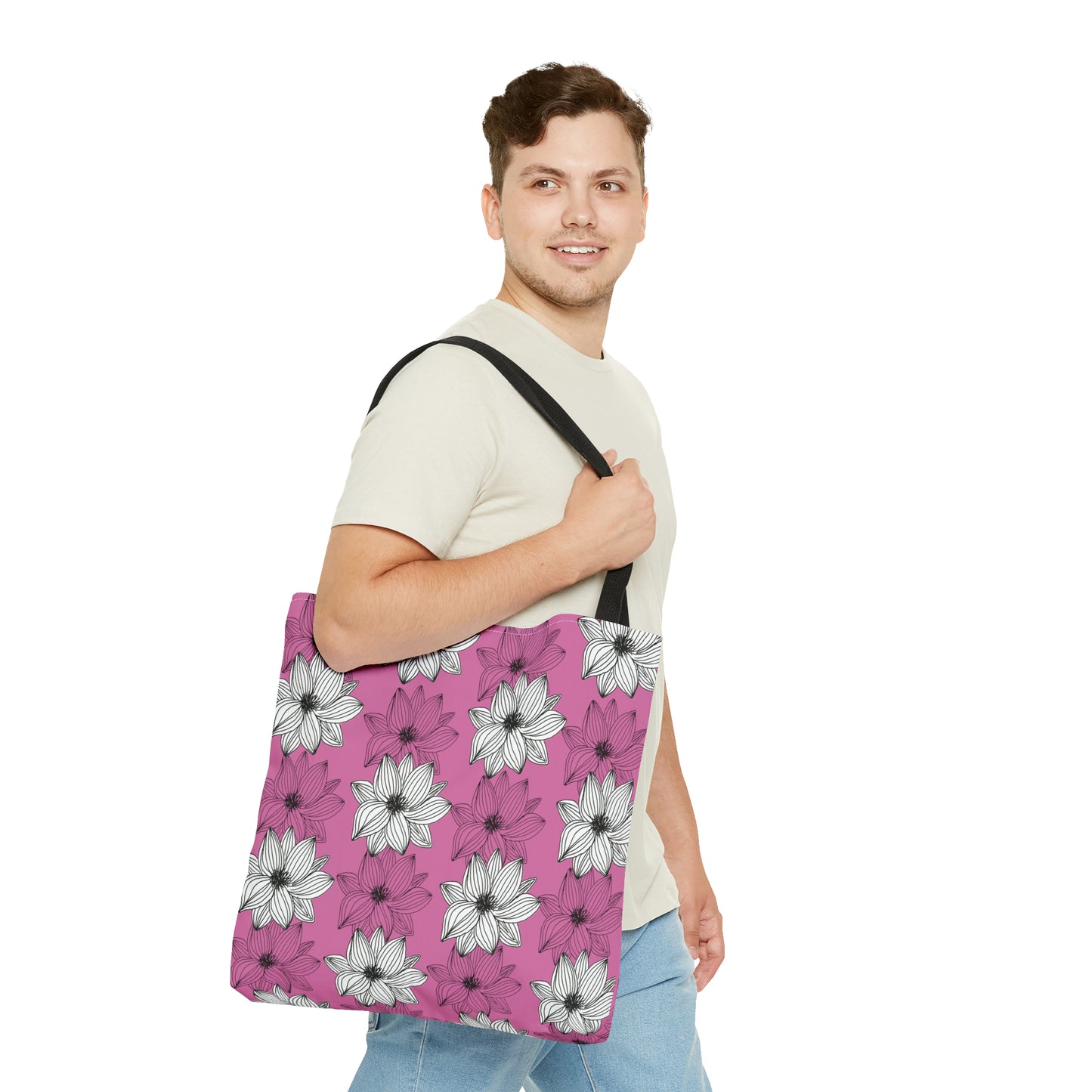 Tote Bag (Pink Flower)