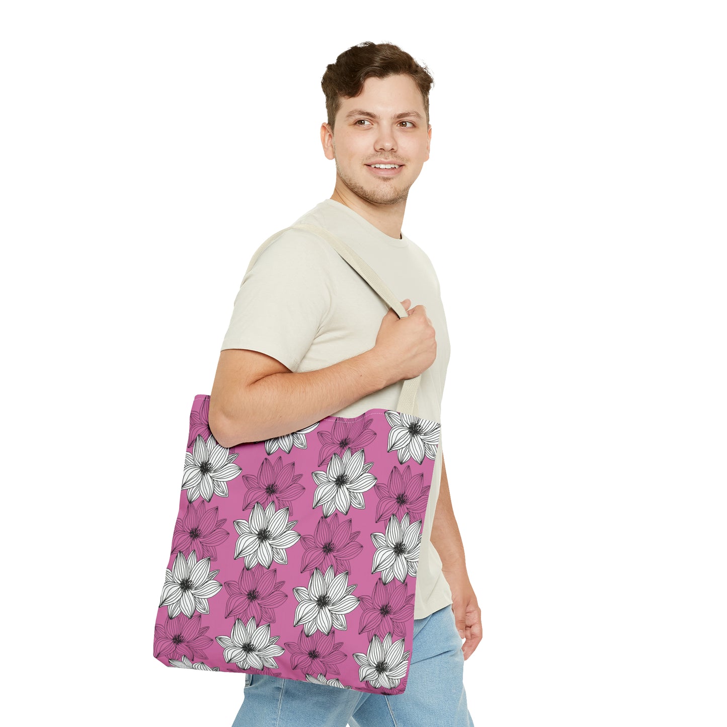 Tote Bag (Pink Flower)