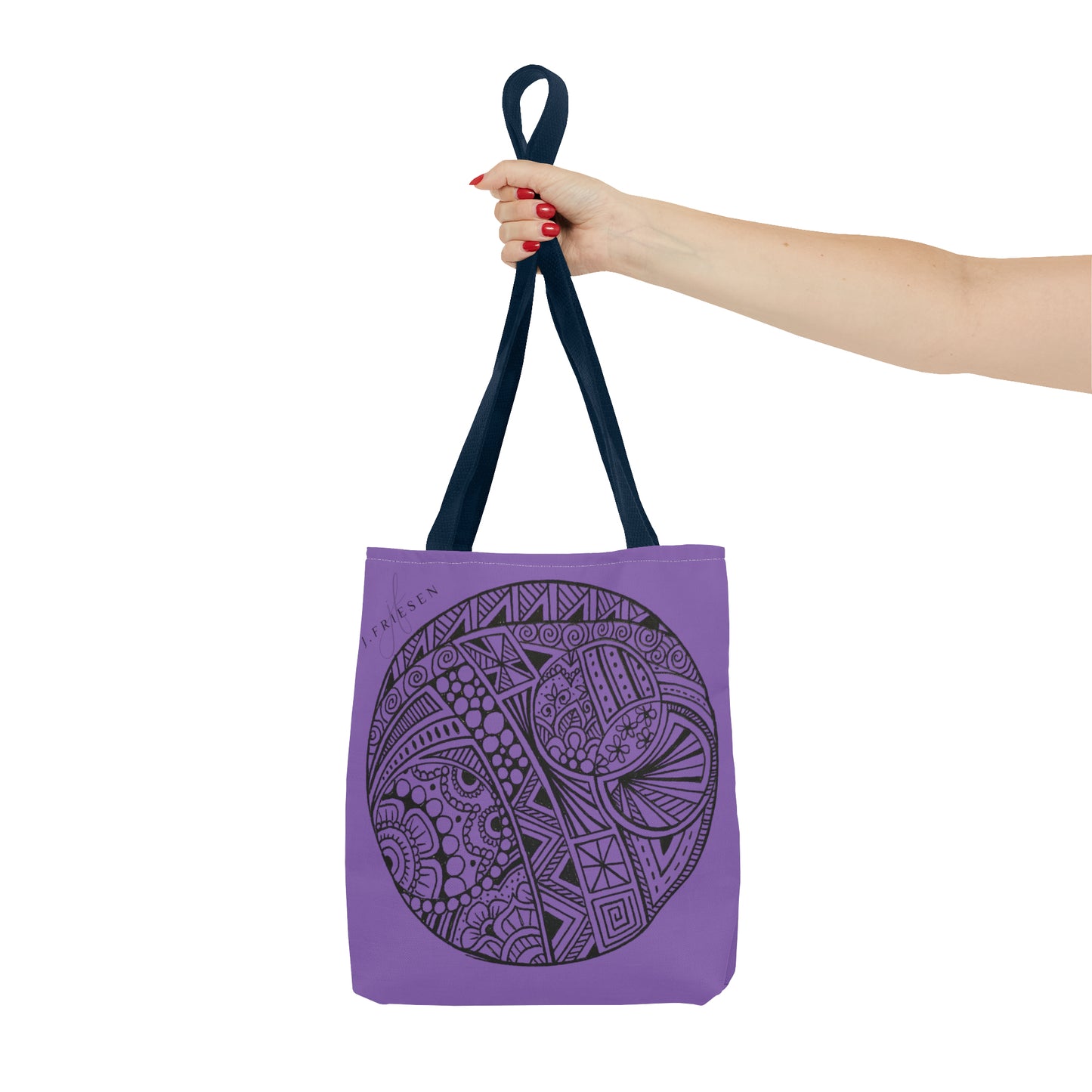 Tote Bag (Purple Circle)