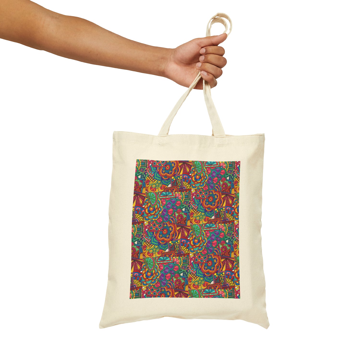 Cotton Canvas Tote Bag (Colour Galore)