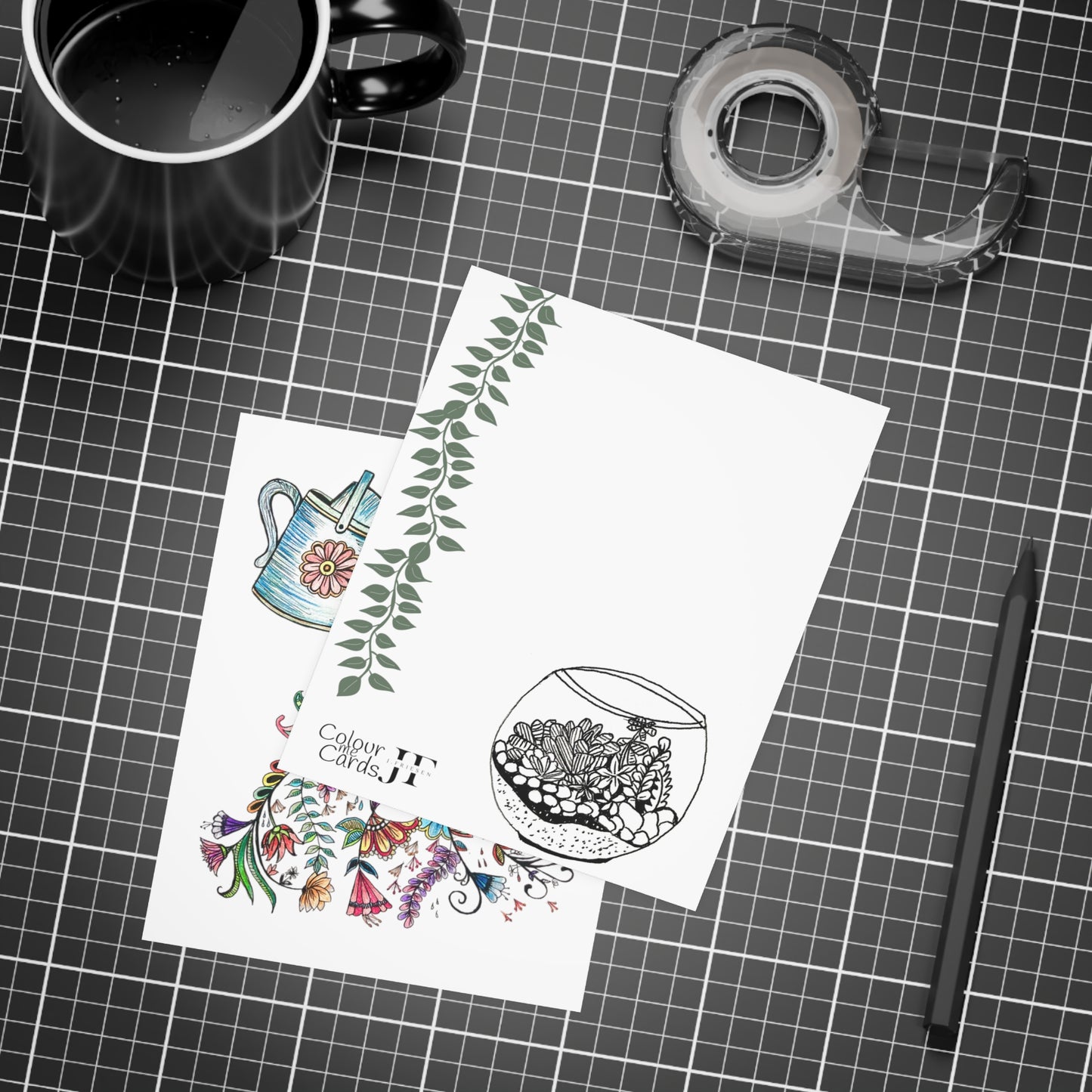 Colour Me Cards (Postcard Bundles) Flowers