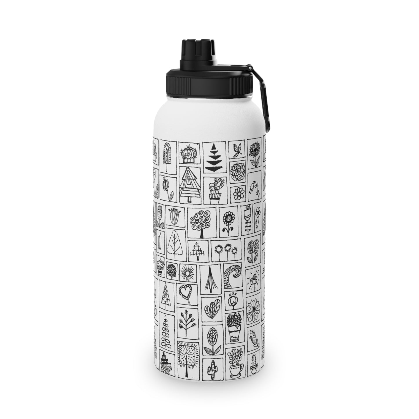 Stainless Steel Water Bottle, Sports Lid