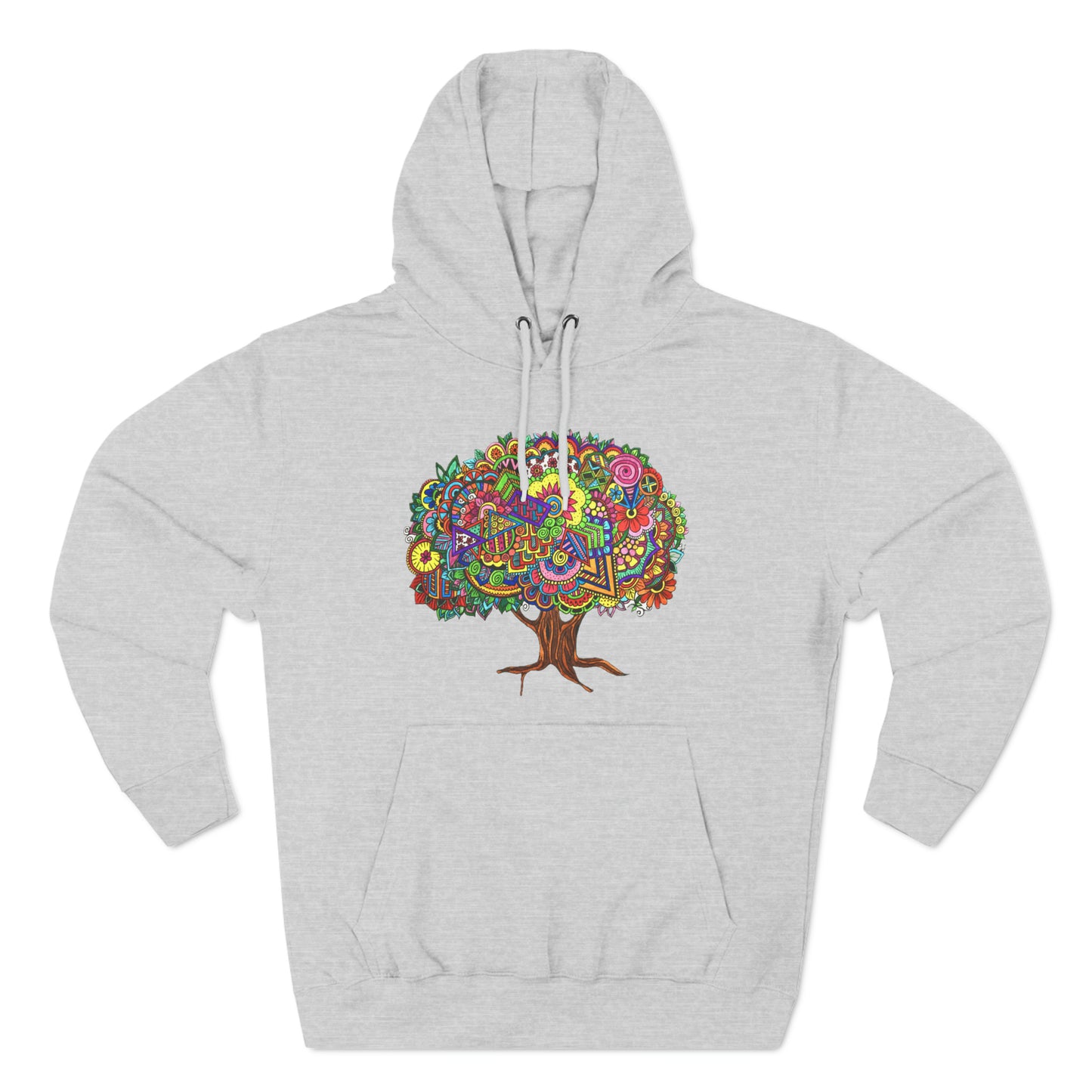 Three-Panel Fleece Hoodie (Tree of Eden)