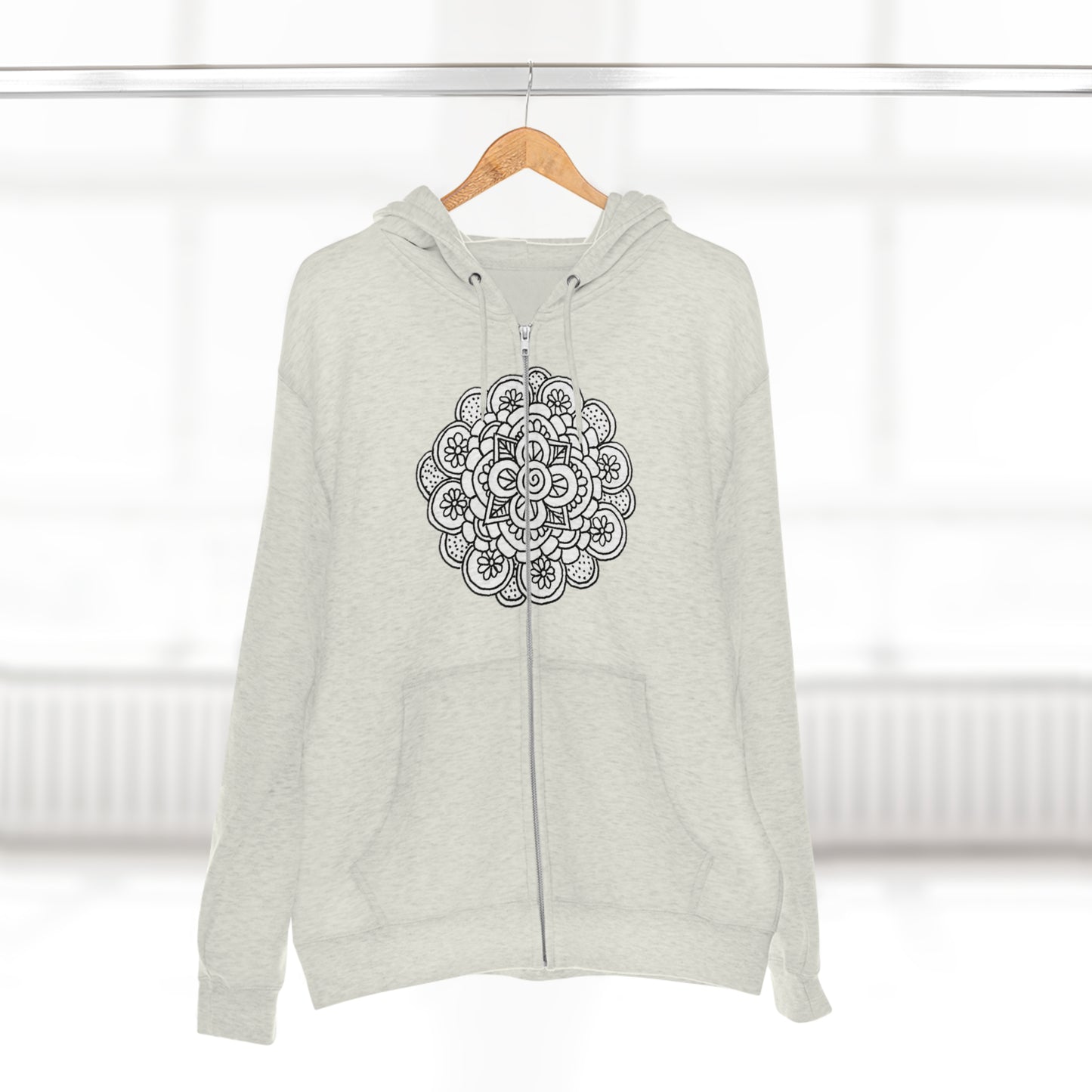 Mandala Zip Hoodie