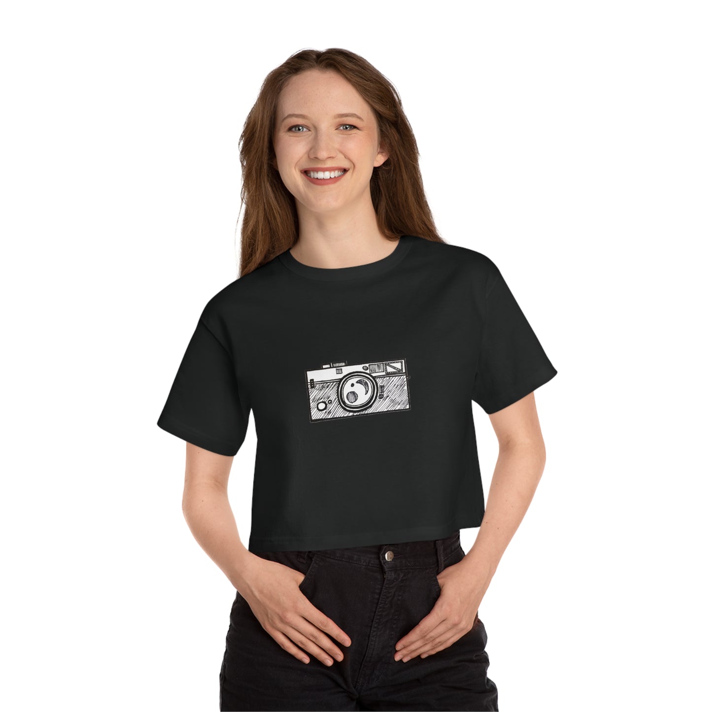 Women's Cropped Top (Camera)