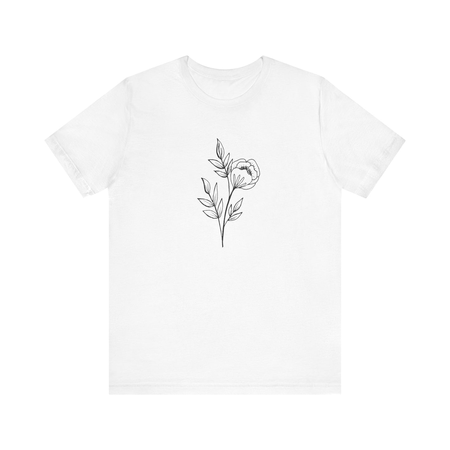 Jersey Short Sleeve Tee (Floral Elegance)