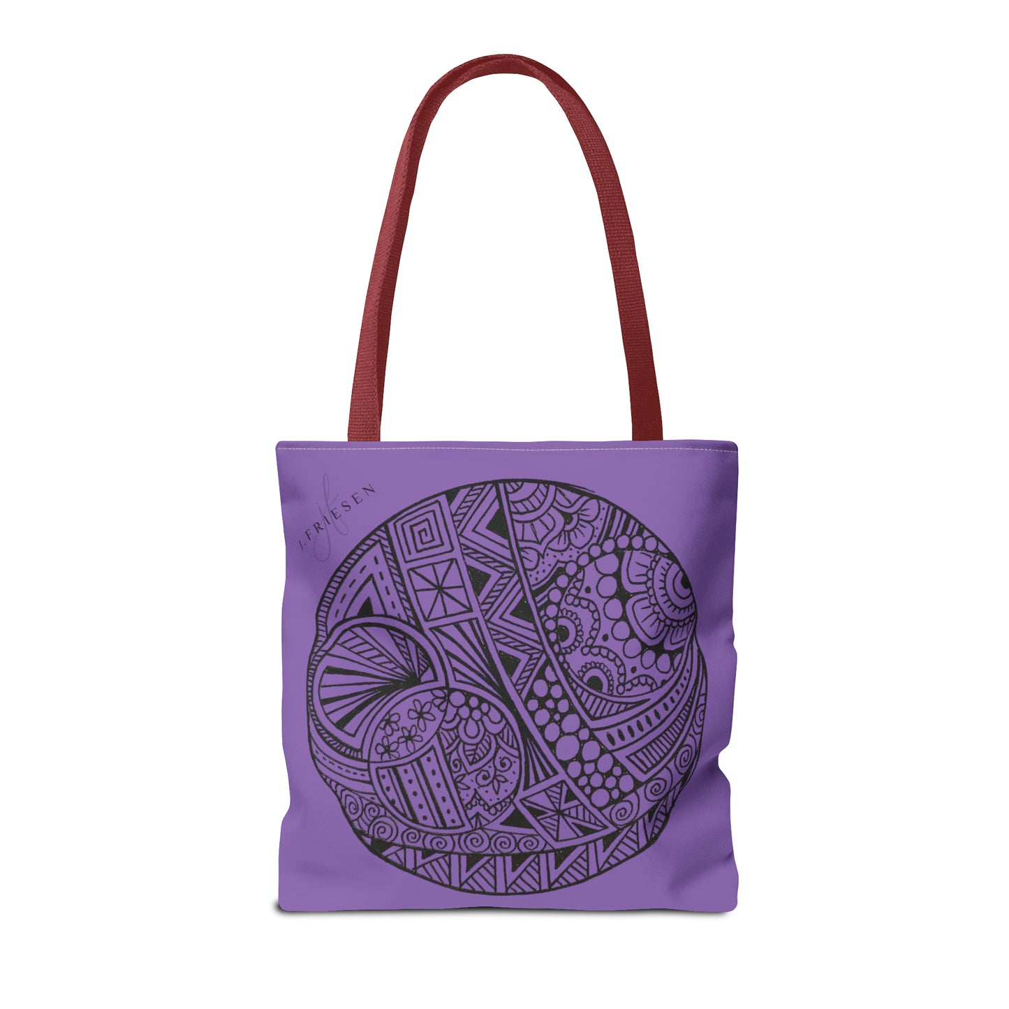 Tote Bag (Purple Circle)