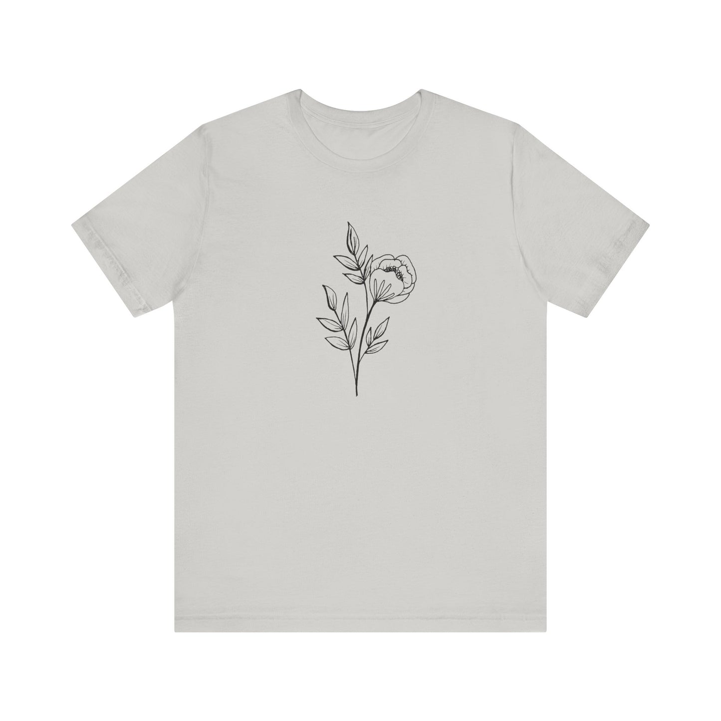 Jersey Short Sleeve Tee (Floral Elegance)