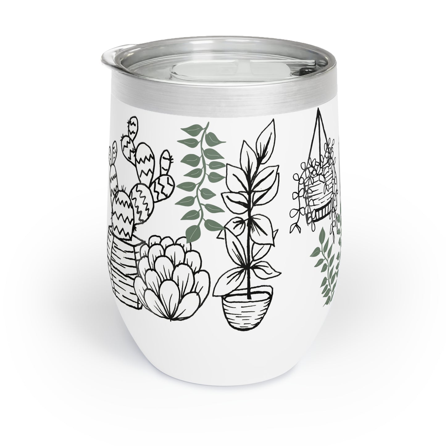 Chill Wine Tumbler (Succulents)