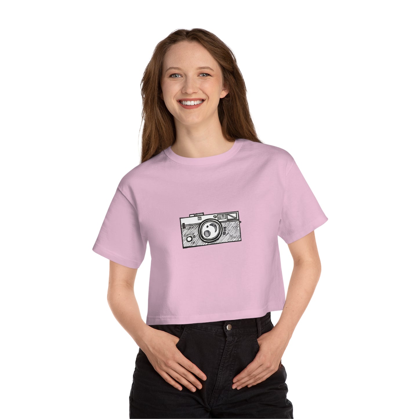 Women's Cropped Top (Camera)