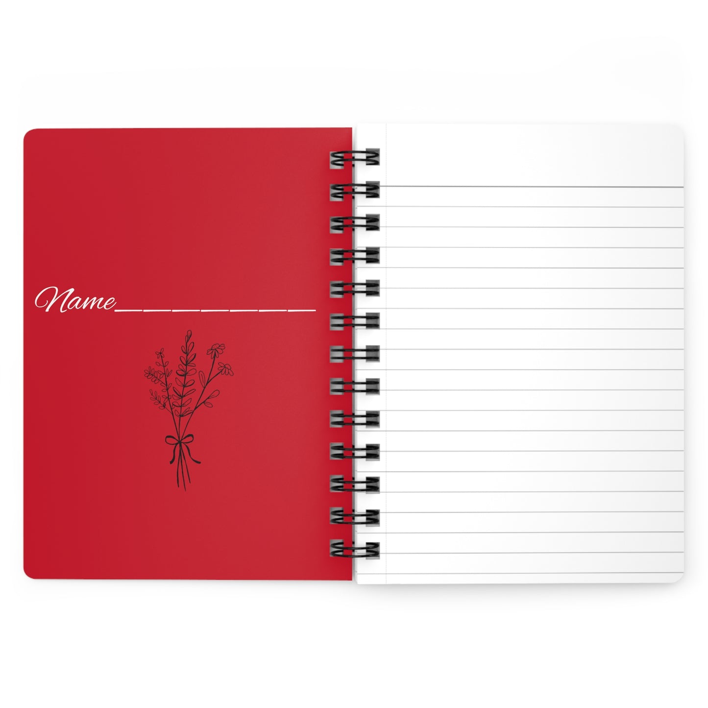 Spiral Bound Journal (Red)