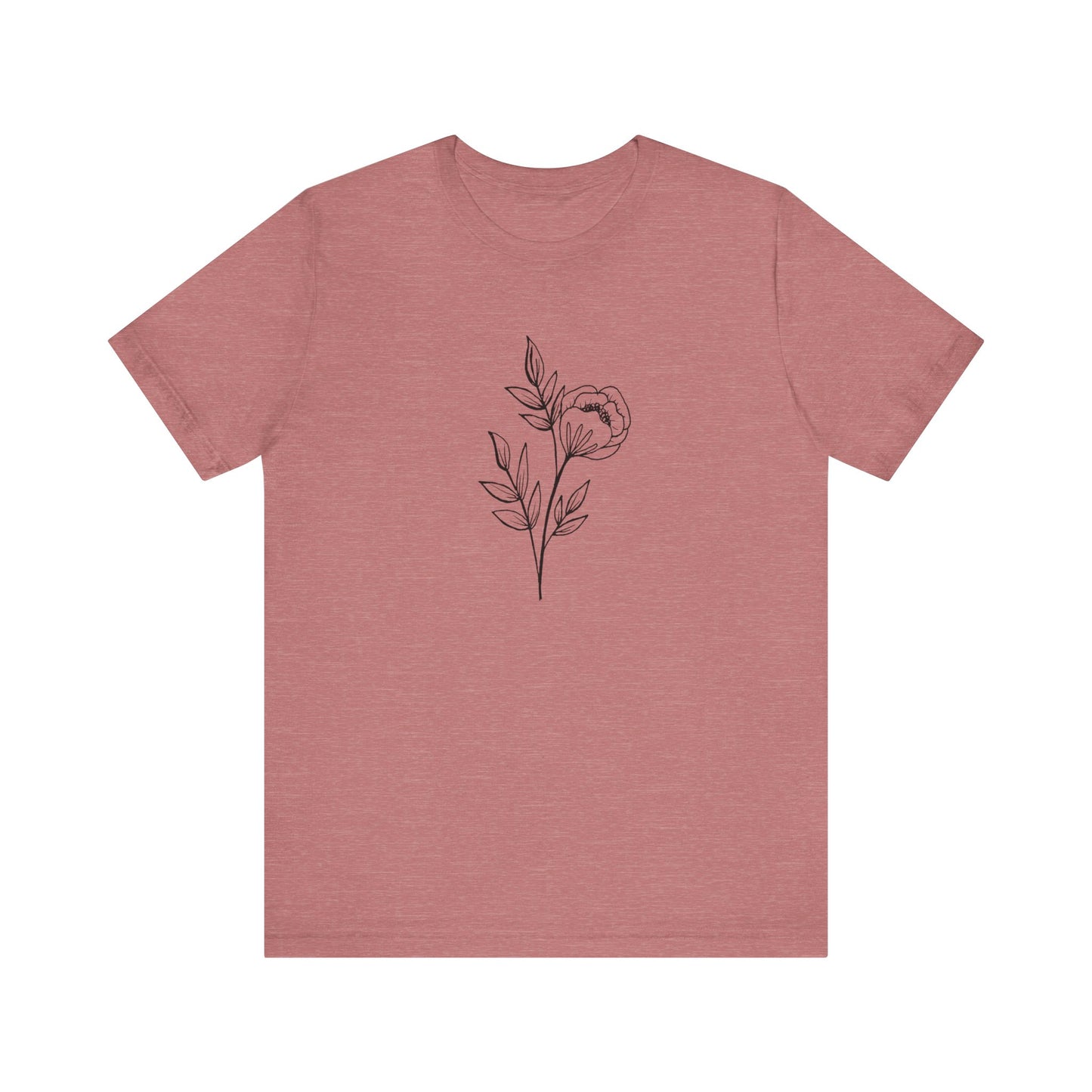 Jersey Short Sleeve Tee (Floral Elegance)