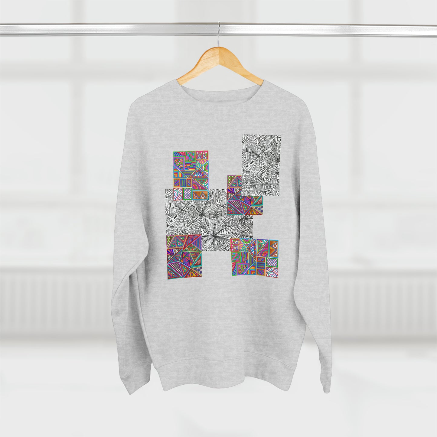 Unisex Crewneck Sweatshirt (B&W/Colour)