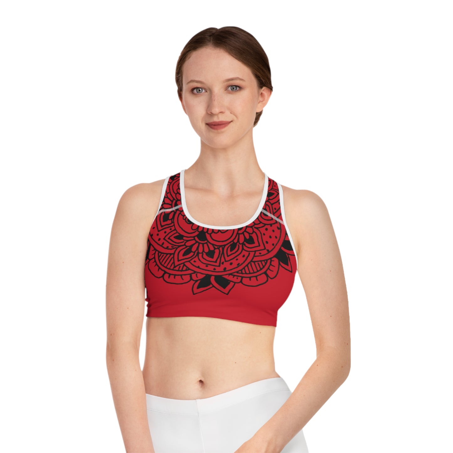 Sports Bra (Red Mandala)