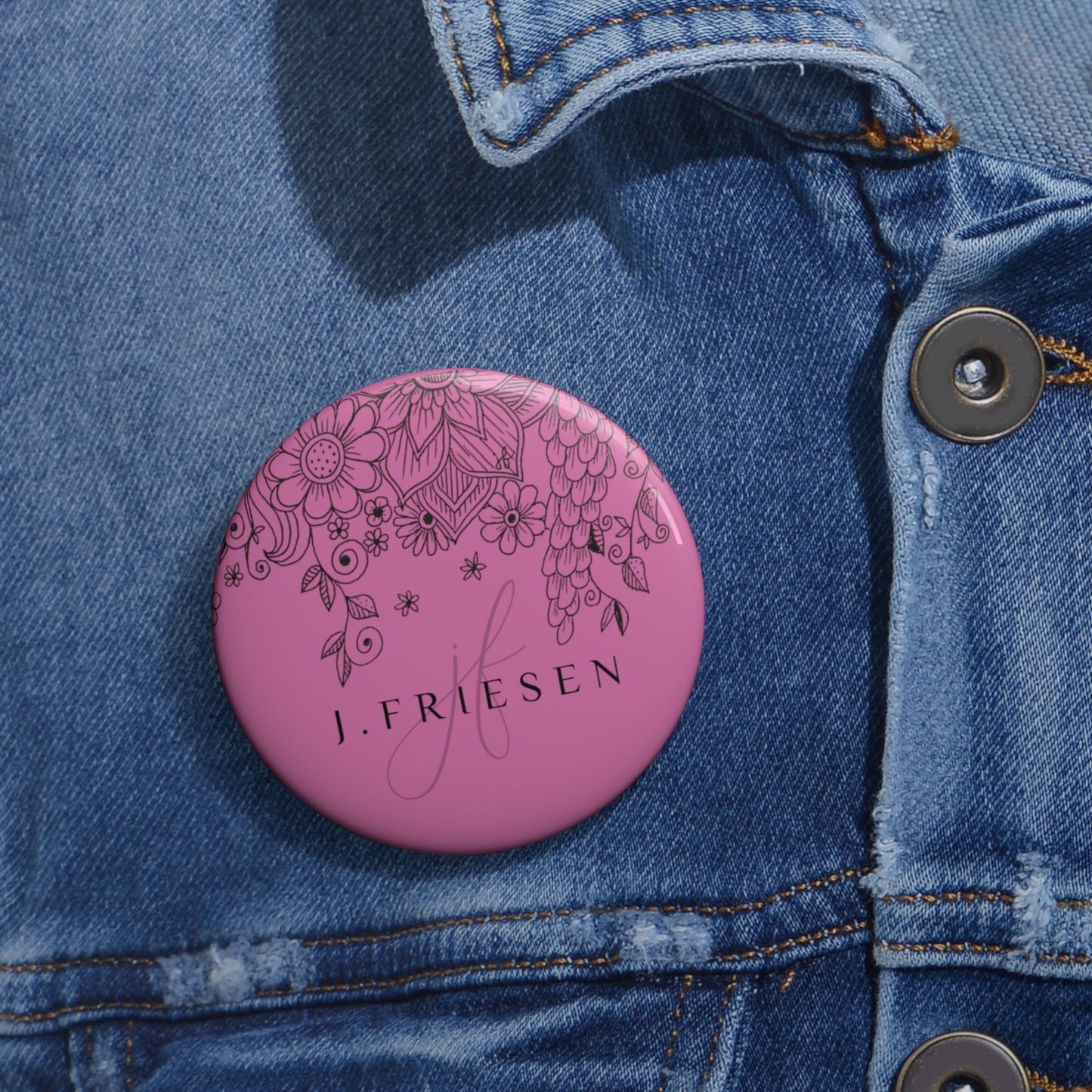 Pin Buttons (Pink JF)