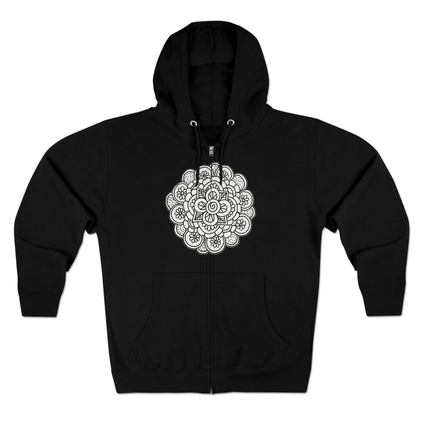 Mandala Zip Hoodie