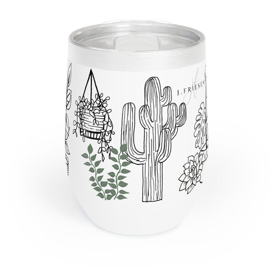 Chill Wine Tumbler (Succulents)