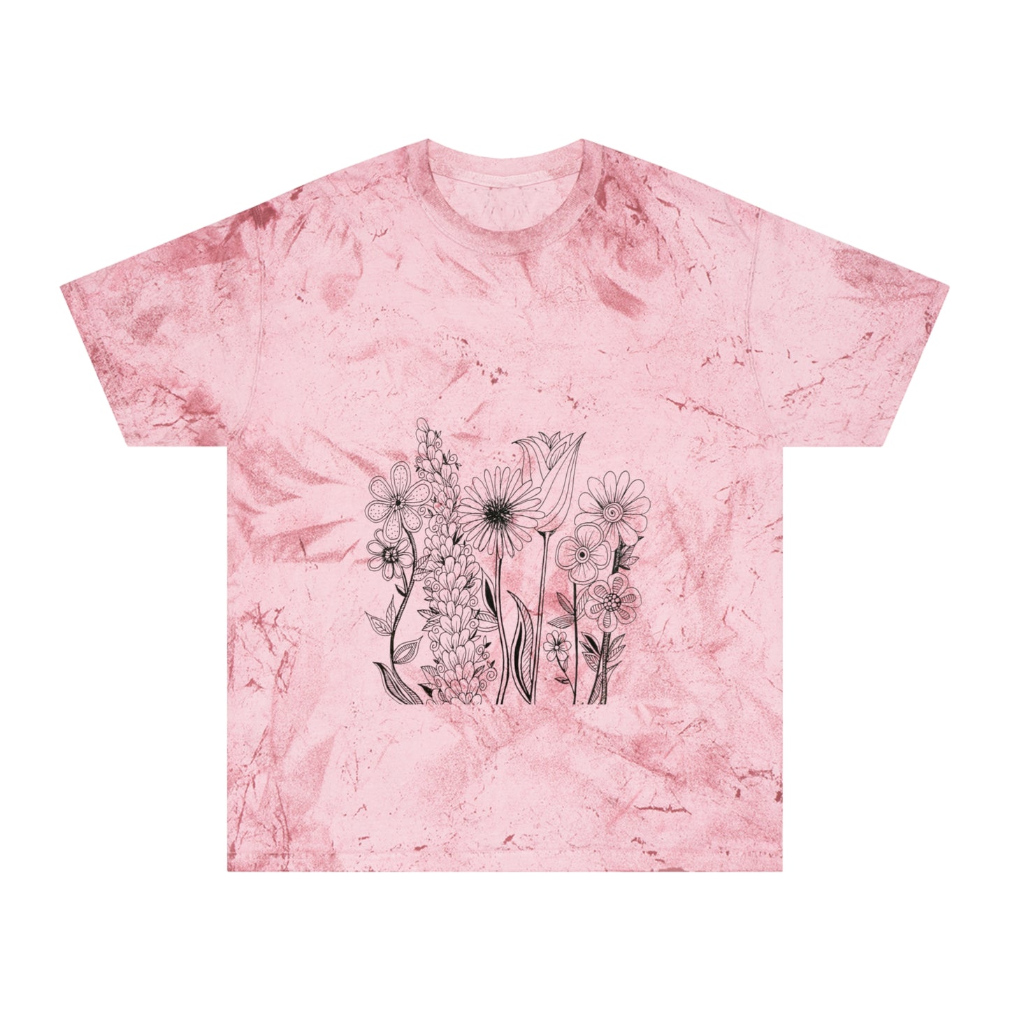 Color Blast T-Shirt (Flowers)