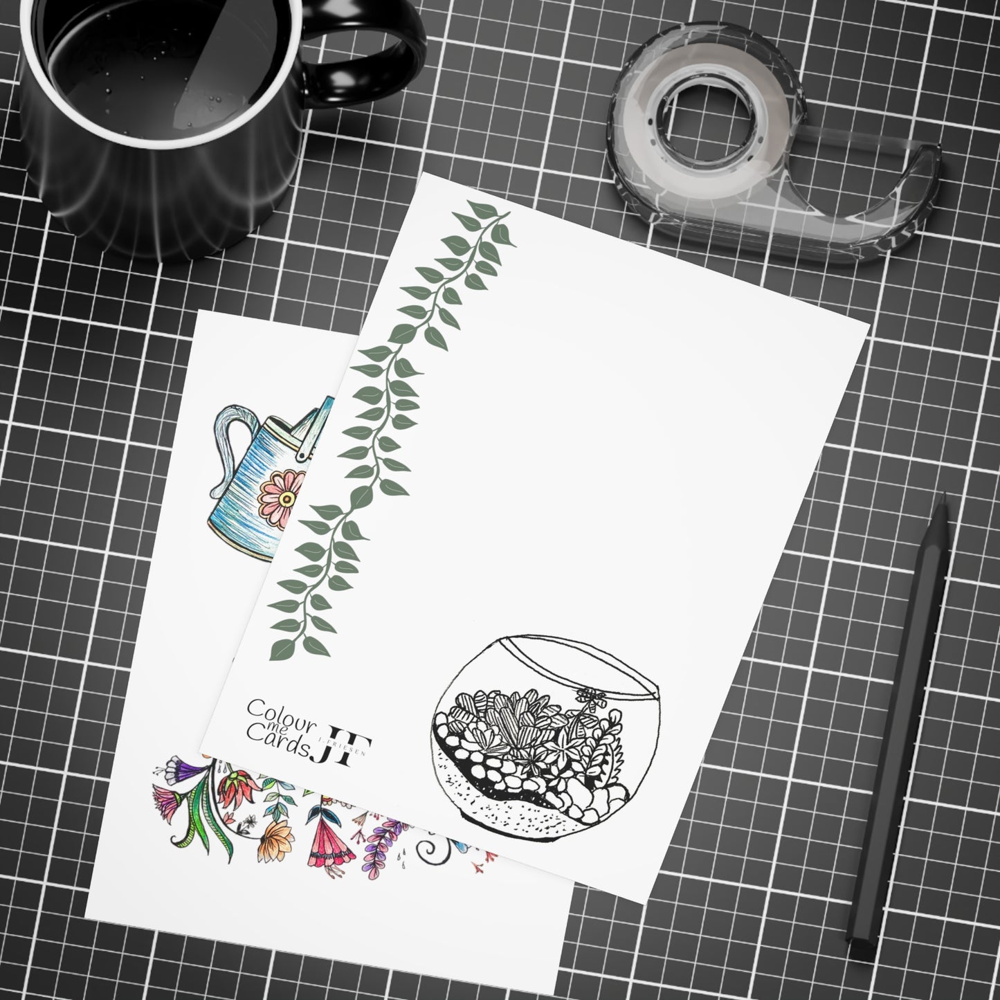 Colour Me Cards (Postcard Bundles) Flowers