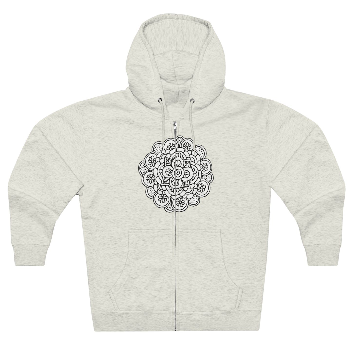 Mandala Zip Hoodie