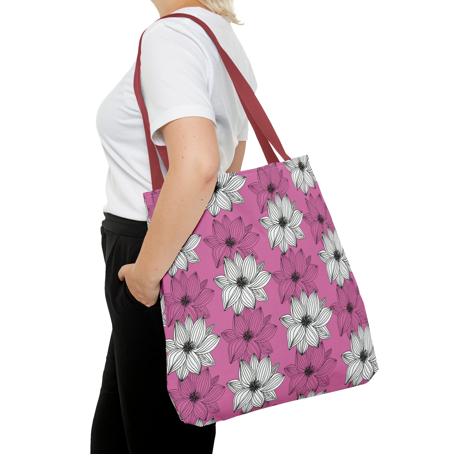 Tote Bag (Pink Flower)