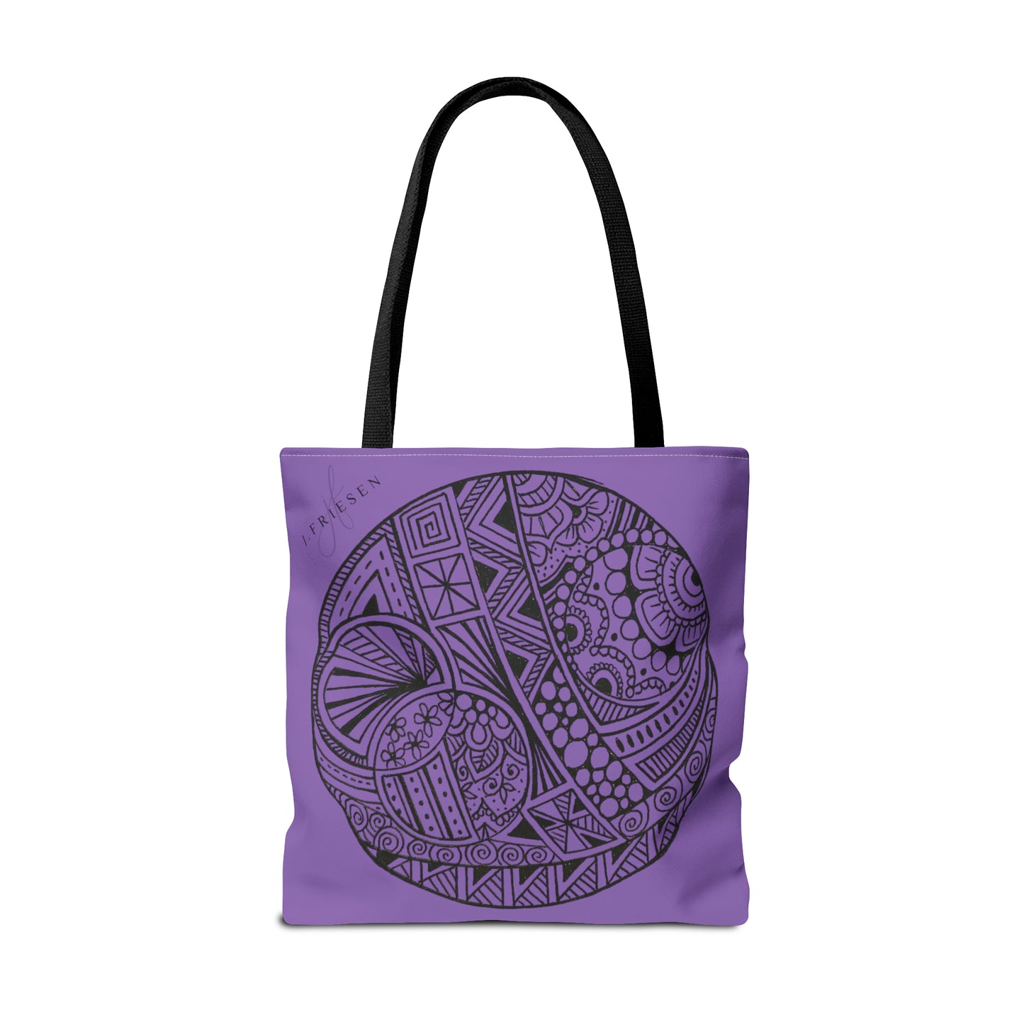 Tote Bag (Purple Circle)