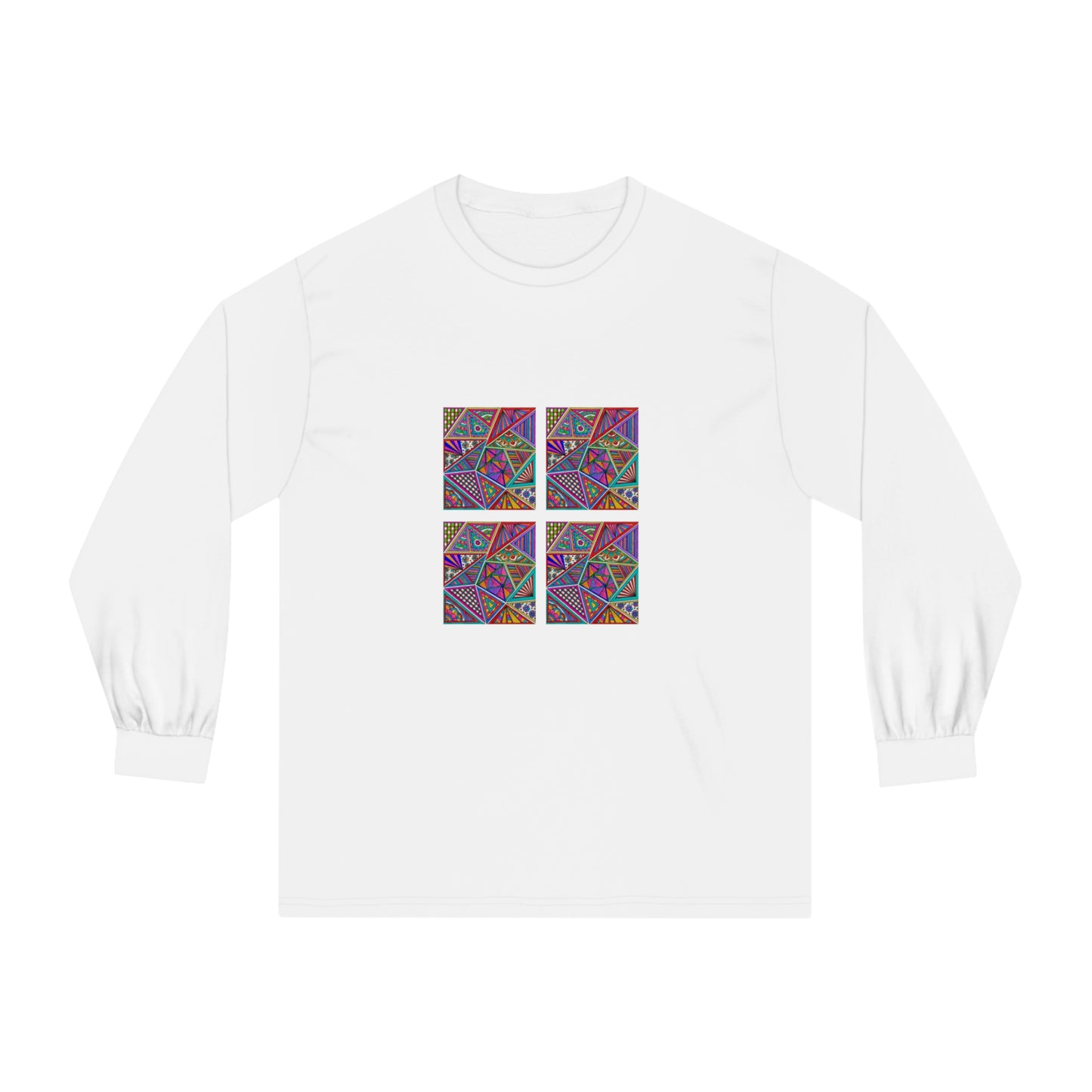 Classic Long Sleeve T-Shirt (Colourful Window)