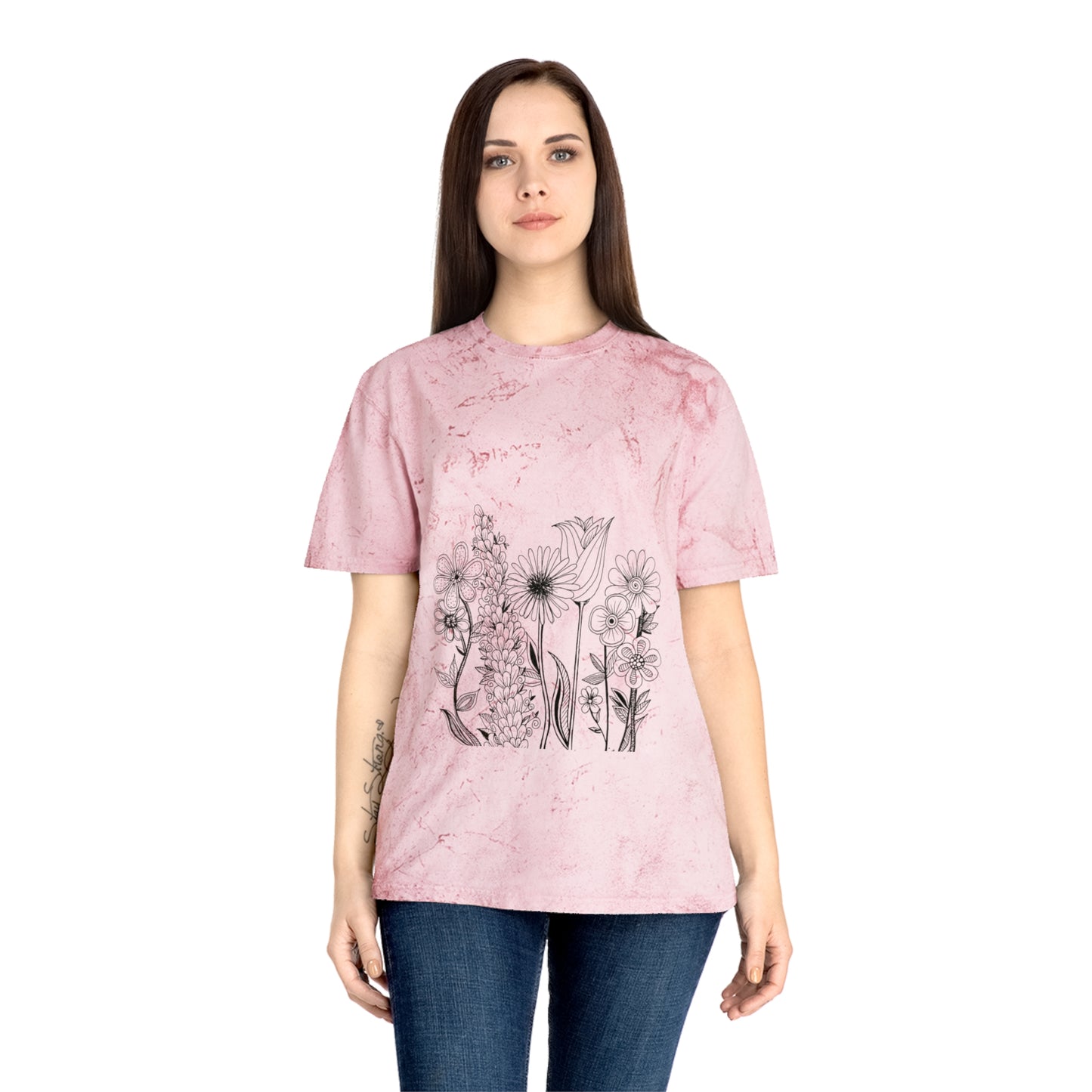 Color Blast T-Shirt (Flowers)