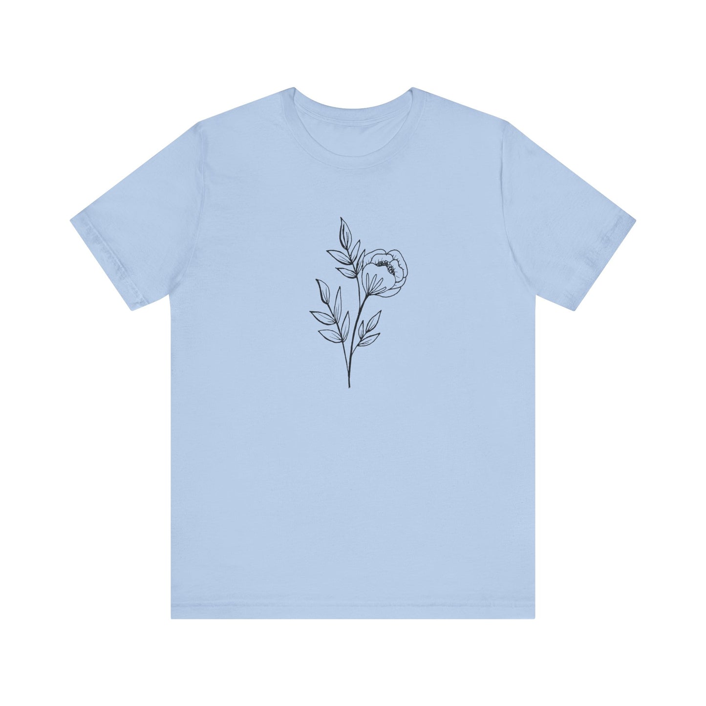 Jersey Short Sleeve Tee (Floral Elegance)