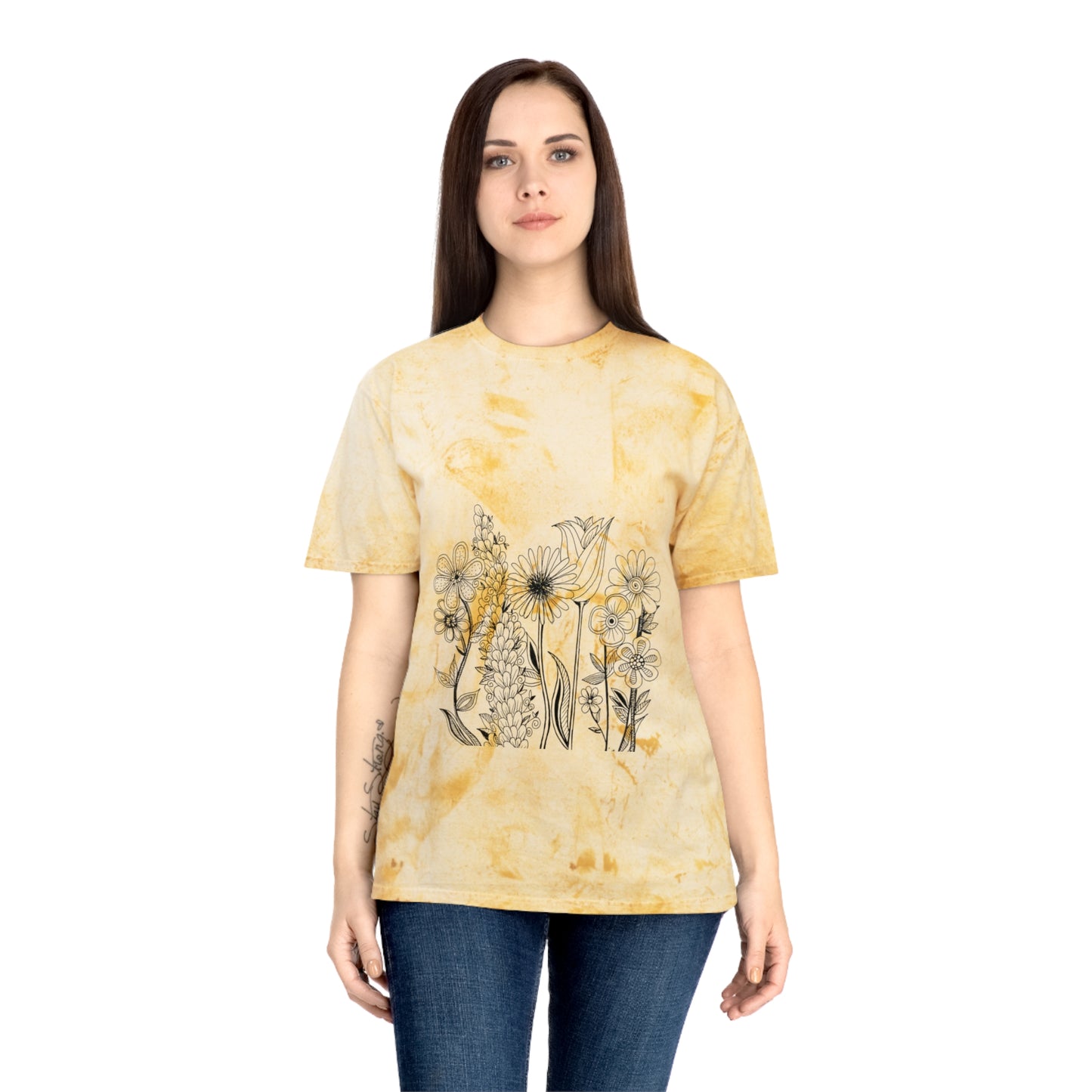 Color Blast T-Shirt (Flowers)