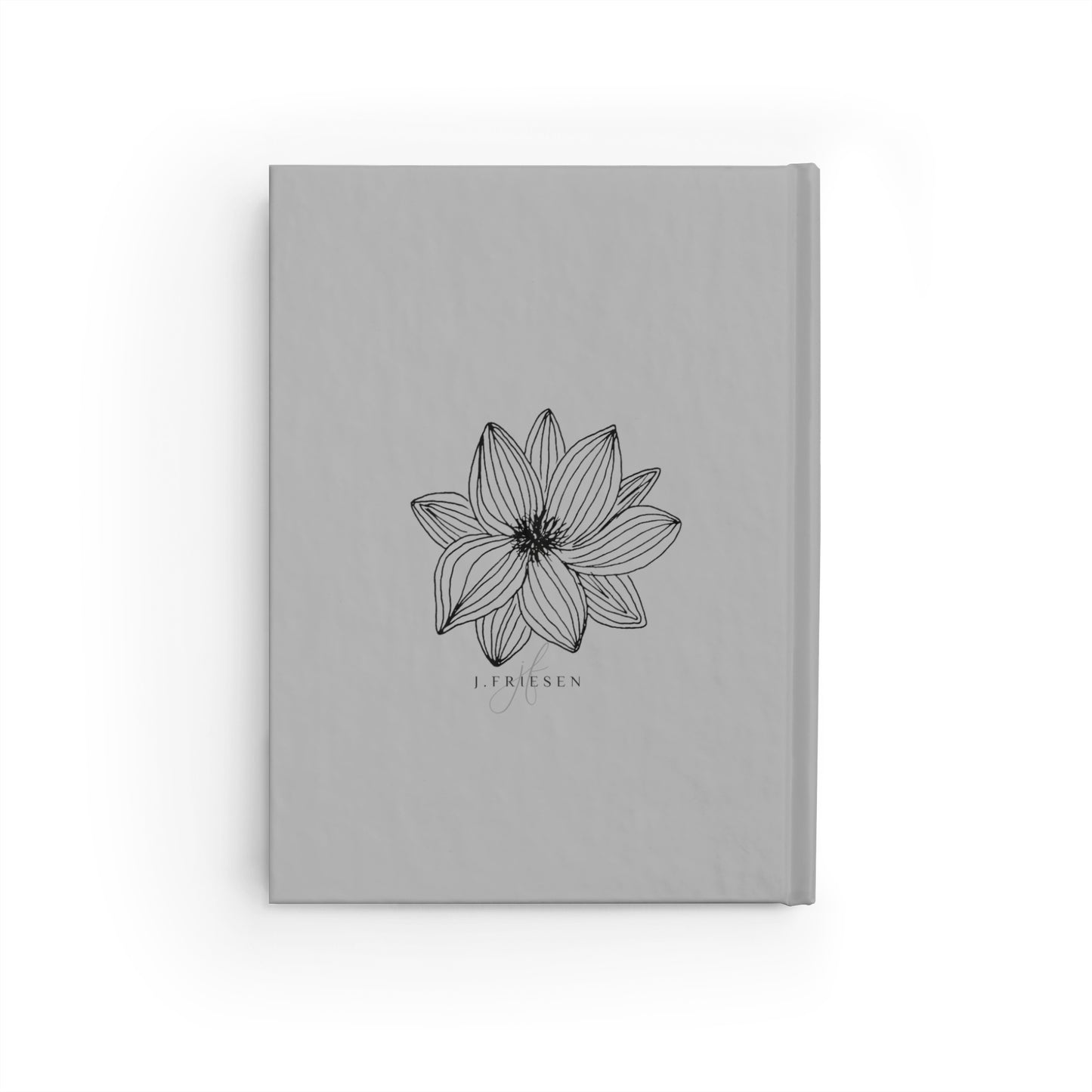 Journal - Ruled Line (Grey Daisy)