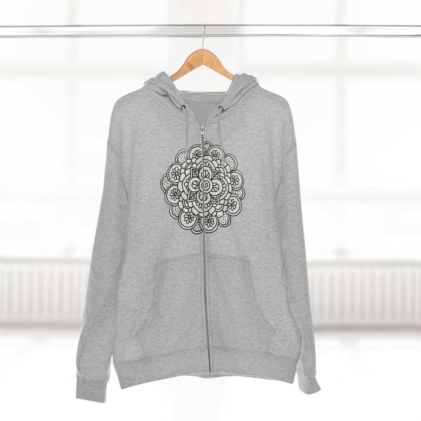 Mandala Zip Hoodie