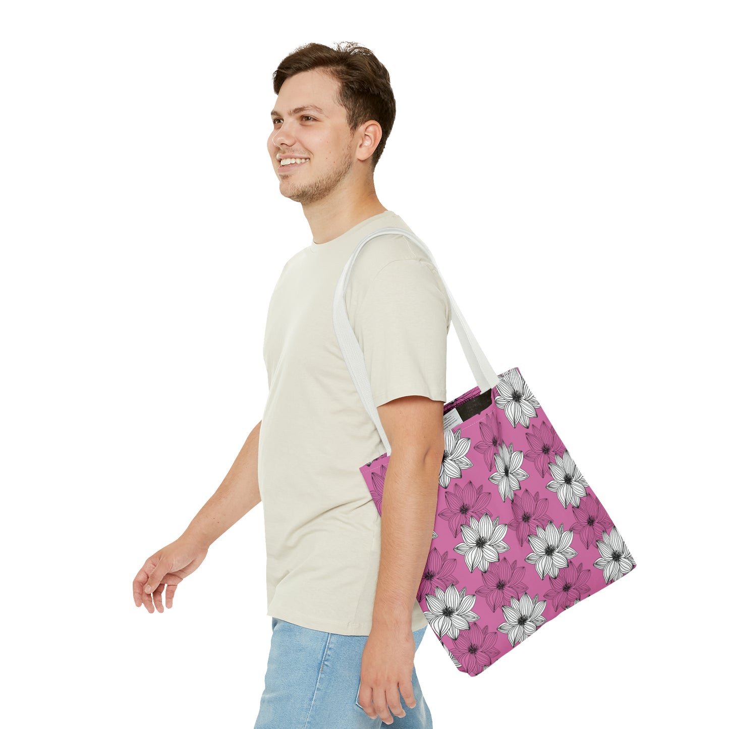 Tote Bag (Pink Flower)