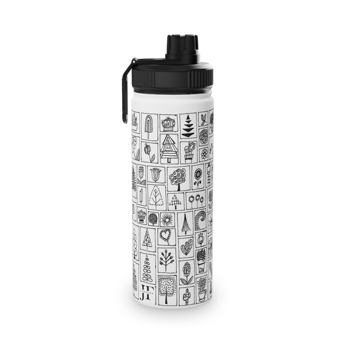 Stainless Steel Water Bottle, Sports Lid