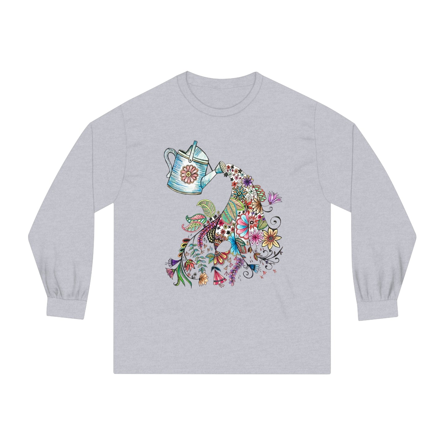 Unisex Classic Long Sleeve T-Shirt (Watering Can)