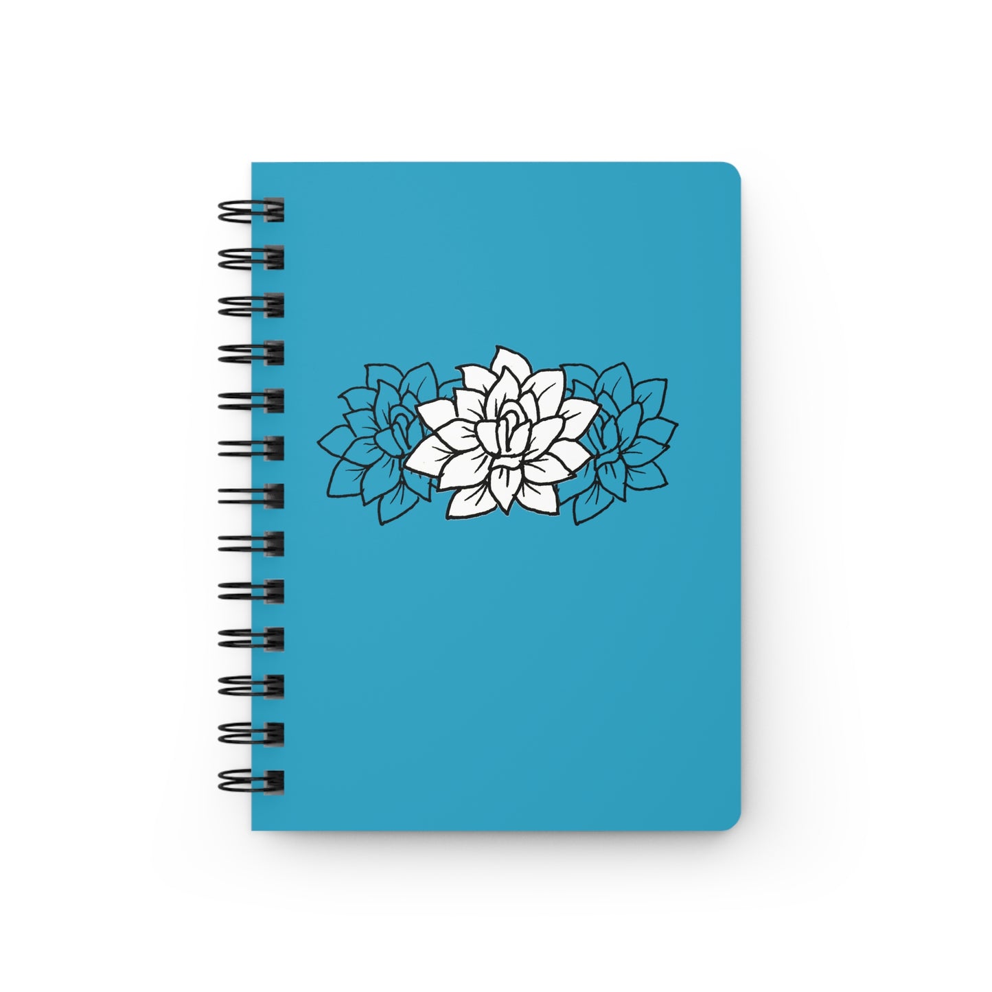 Spiral Bound Journal (Turquoise Succulents)