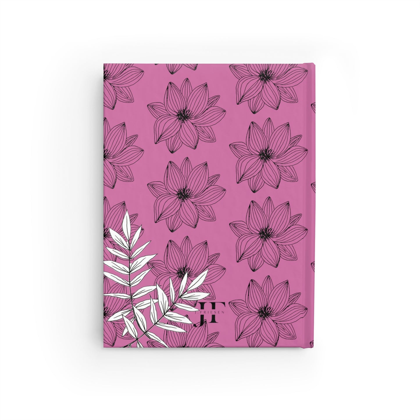 Journal - Ruled Line (Pink Flower Pattern)