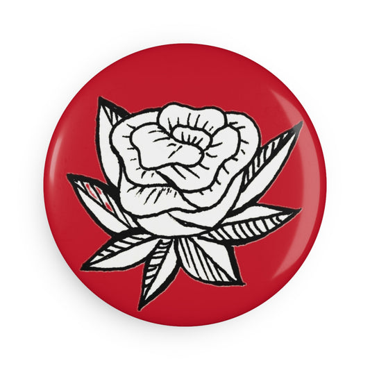 Button Magnet (Rose)