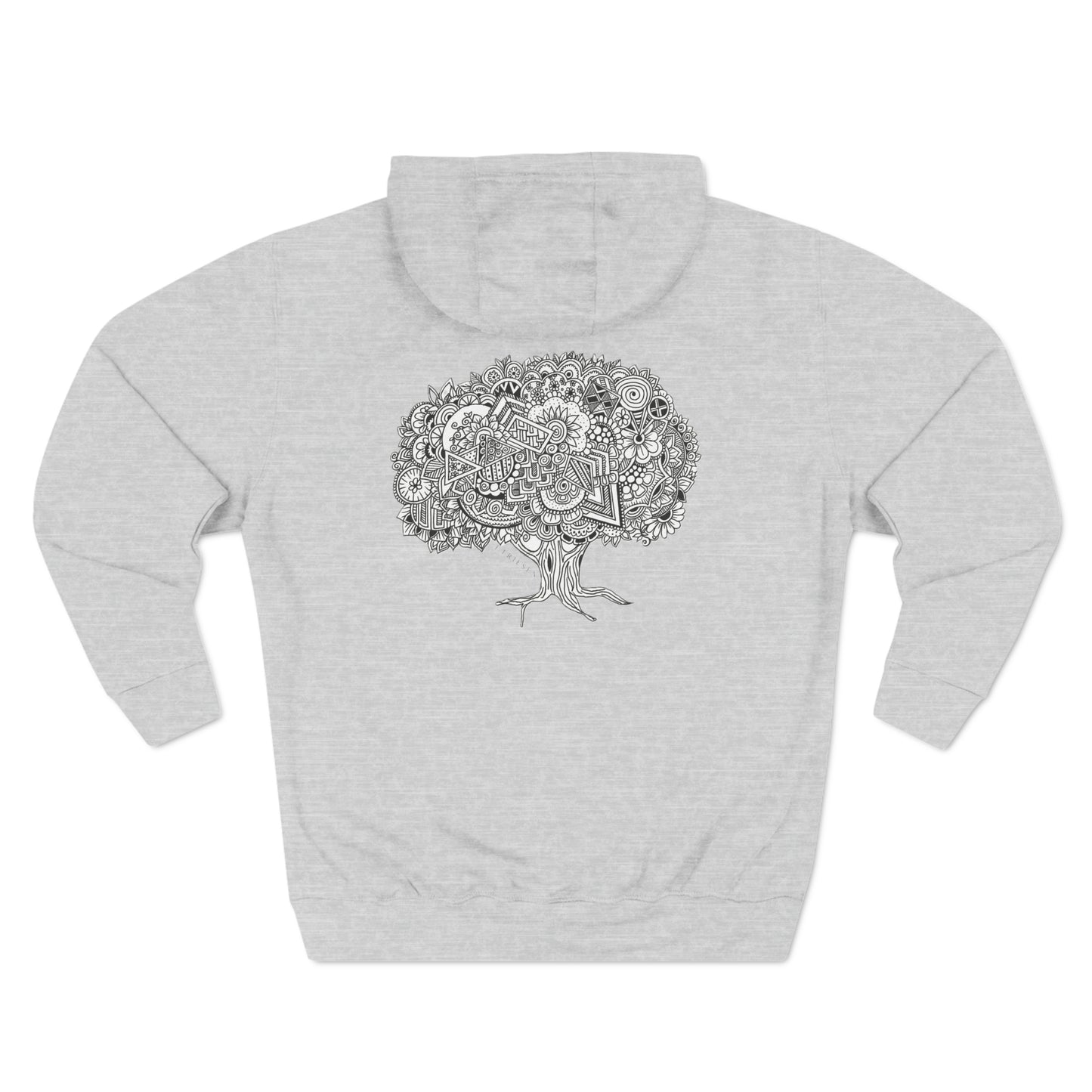 Three-Panel Fleece Hoodie (Tree of Eden)