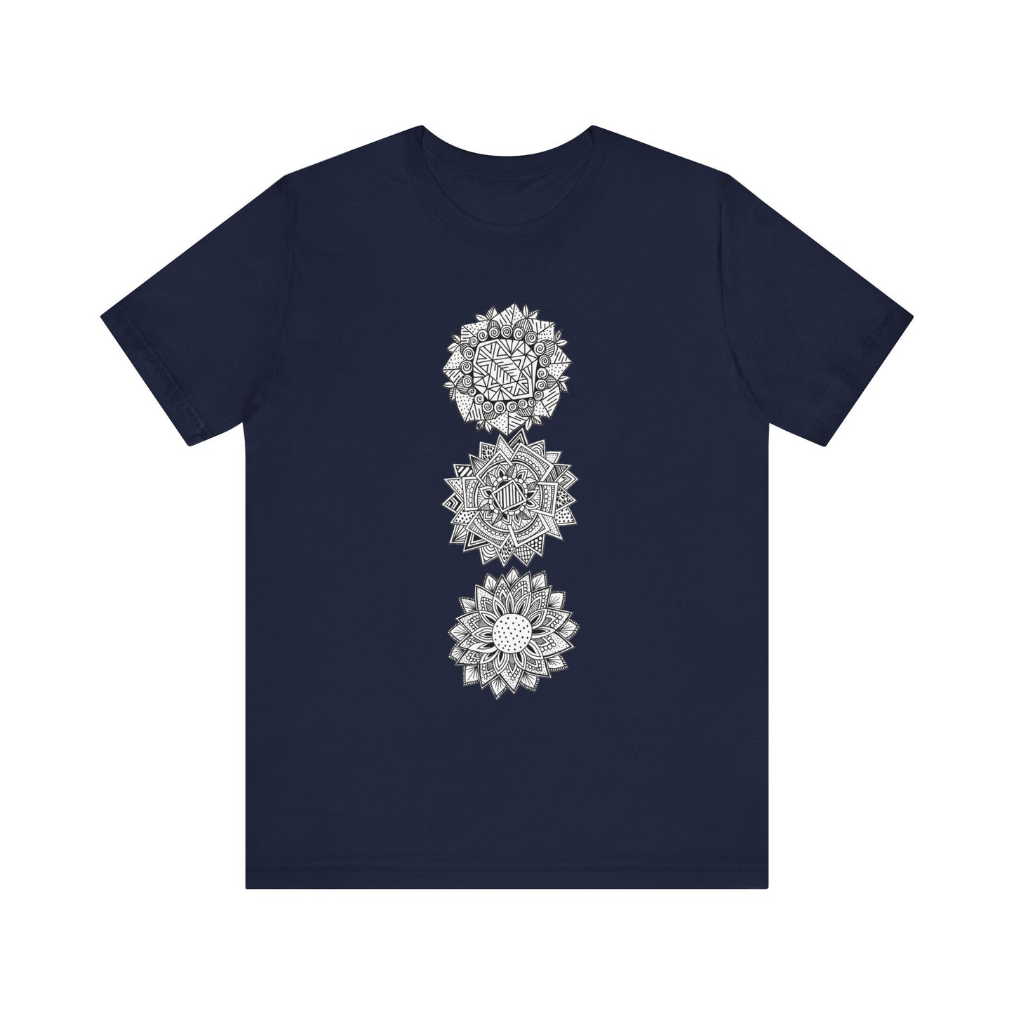 Jersey Short Sleeve Tee (3 Flowers)