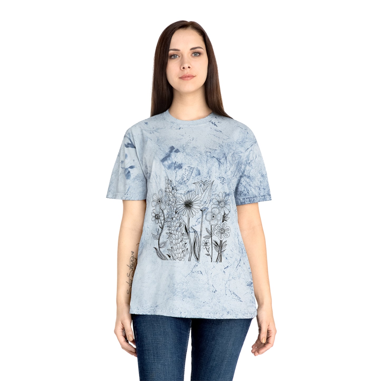 Color Blast T-Shirt (Flowers)