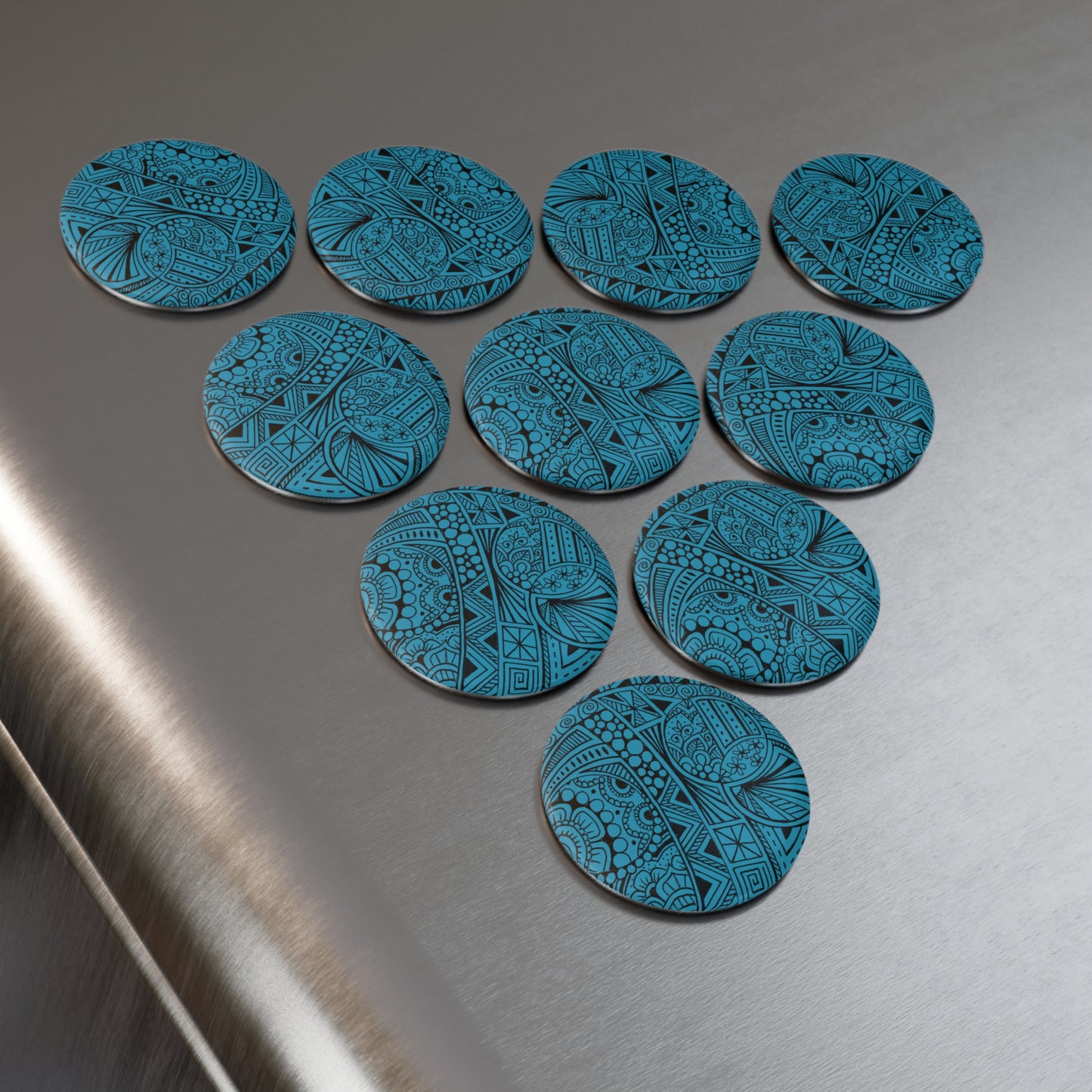 Button Magnet (Blue)