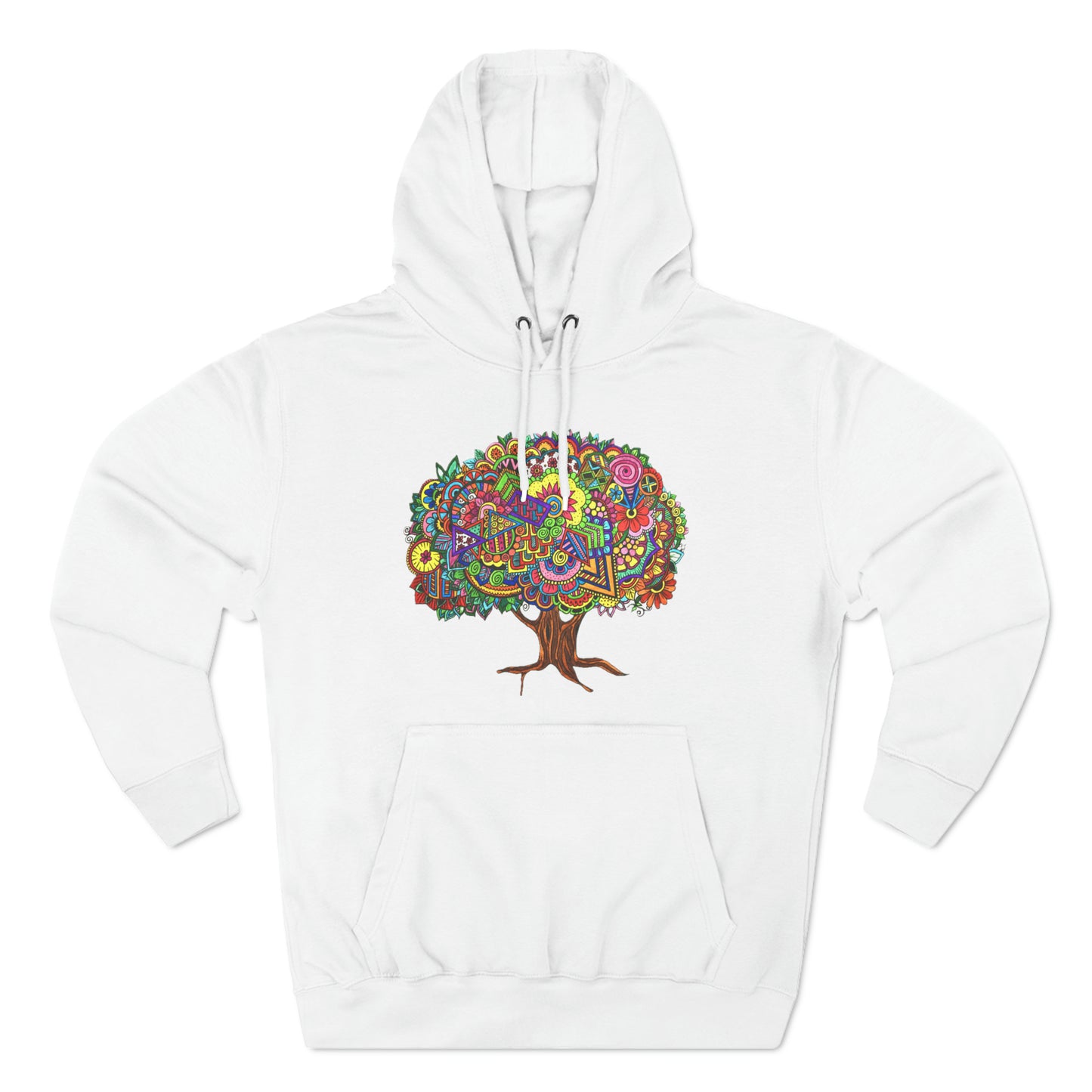 Three-Panel Fleece Hoodie (Tree of Eden)