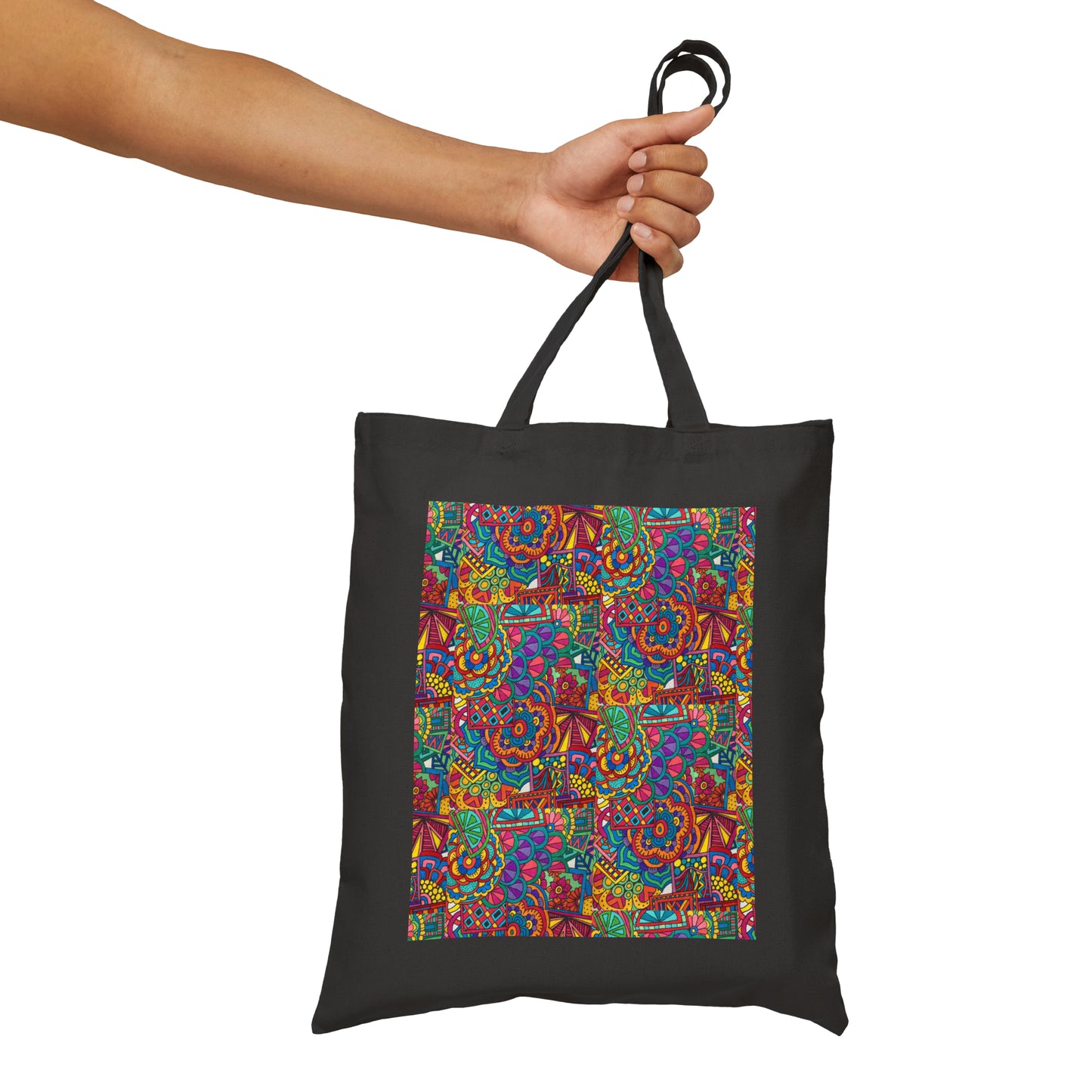 Cotton Canvas Tote Bag (Colour Galore)